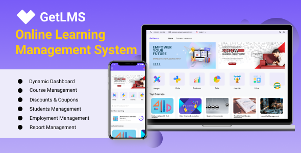 GetLMS Multi Instructor v1.0.2 – Learning Management System With Laravel Admin Panel Nulled