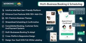 BookingGo SaaS v5.8.2 – Multi Business Appointment Booking and Scheduling Nulled