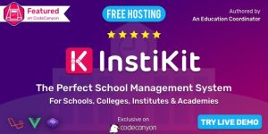 InstiKit School v5.5.0 – School Management System & School ERP Nulled