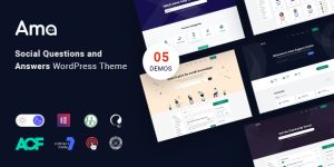 AMA v1.6.0 - bbPress Forum WordPress Theme with Social Questions and Answers