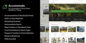 Accommodo v1.2 - Accommodation Travel WordPress Theme