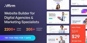 Affirm v4.3.2 – Marketing & Digital Agency WordPress Theme Nulled