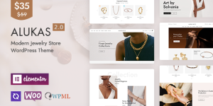 Alukas v2.0.7 – Modern Jewelry Store WordPress Theme Nulled