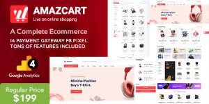 AmazCart v5.1.4 - Laravel Ecommerce System CMS + Addons Nulled