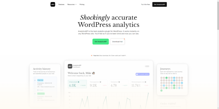 AnalyticsWP v1.12.2 – #1 WordPress Analytics Plugin Nulled