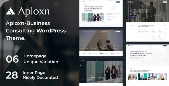 Aploxn v1.0.0 – Business Consulting WordPress Theme Download