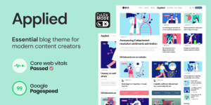 Applied v1.1.1 - Essential Blog theme for Modern Content Creators