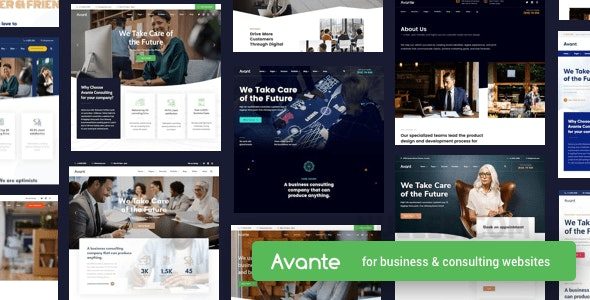 Avante v3.0 – Business Consulting WordPress Nulled Download