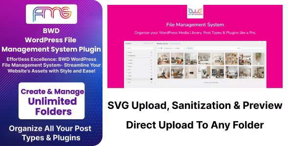 BWD WordPress File Management System v1.3 - WordPress Plugin