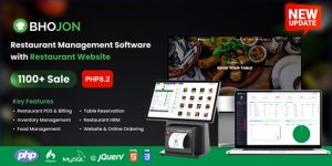 Bhojon v4.0 - Best Restaurant Management Software with Restaurant Website Nulled