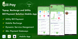 Bill Pay v2.1 – Topup, Recharge And Utility Bill Payment Mobile App