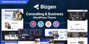Bizgen v1.0.3 – Business Consulting WordPress Theme + RTL