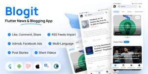 Blogit News App v2.5 – Flutter News App and Website Complete Solution Nulled