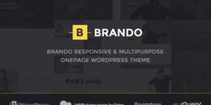 Brando v3.4 - Responsive and Multipurpose OnePage WordPress Theme