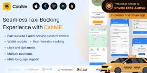 CabME v7.0 – Flutter Complete Taxi app | Taxi Booking Solution