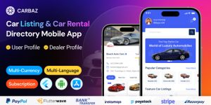 Carbaz App v2.0.0 - Car listing & Car Rental Directory Flutter App Download
