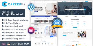 Careerfy v10.3.4 – Job Board WordPress Theme Download