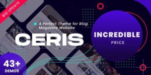 Ceris v5.4 – Magazine News and Newspaper WordPress Theme