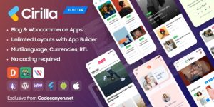 Cirilla v4.3.2 – Multipurpose Flutter App For WordPress & Woocommerce