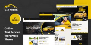 Cityride v1.0.0 - Online Taxi Service WordPress Theme Download