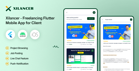 Client Flutter Mobile App – Xilancer Freelancer Marketplace Platform (July 28th, 2025)