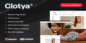 Clotya v1.5.1 – Fashion Store eCommerce Theme Nulled