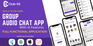 Club-92 v1.0 – A Fully Functional Clubhouse Clone for Voice-Based Social Networking