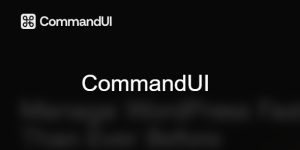 CommandUI v1.8.0 - Universal Command Bar WordPress Plugin