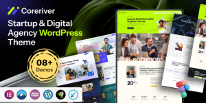 Coreriver v1.0.0 - Startup & Digital Agency WordPress Theme