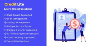 Credit Lite v1.7.1 – Multi Branch Loan & Savings Management System