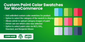 Custom Paint Color Swatches v1.0.5 - Plugin for WooCommerce