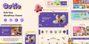 Cutie v1.0.4 – Children School, Toys Store WooCommerce Theme