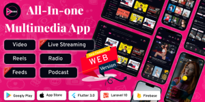 DTTube v1.4.0 - Video-Reels-Podcast-Live Streaming Flutter App Nulled