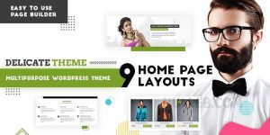 Delicate v3.7 – Multipurpose WordPress Themes Download