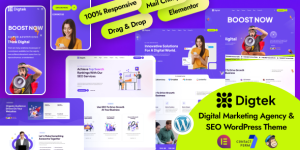 Digtek v1.1.1 – Digital Marketing Agency WordPress Theme