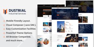 Dustrial v5.0.2 – Factory & Industrial WordPress Theme