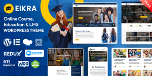 Eikra Education v4.5.1 - Education WordPress Theme Download