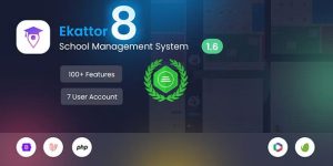 Ekattor 8 School Management System (SAAS) v2.2.1 + Transportation Addon Nulled