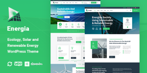 Energia v1.1.5 - Renewable Energy WordPress Theme