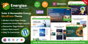 Energiso v1.4.5 - Solar & Renewable Energy WordPress Theme