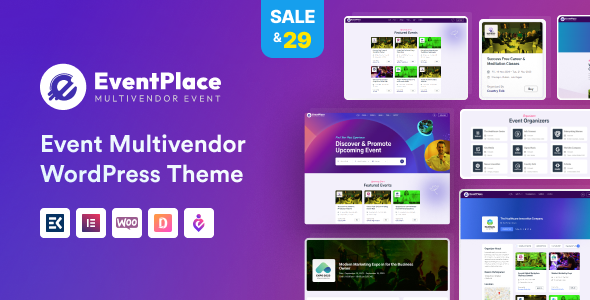 Eventplace v1.1.6 – Multivendor Event Management WordPress Theme