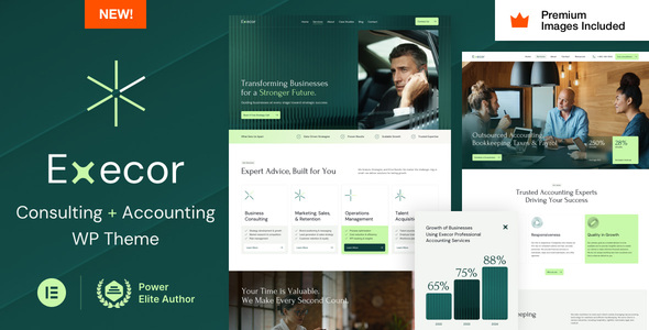 Execor v19 - Accounting and Management Consulting WordPress Theme