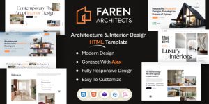 Faren v1.0.1 - Architecture and Interior Design WordPress Theme