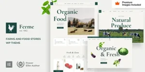 Ferme v9.8 – Food Store & Farm WooCommerce WordPress Theme Nulled