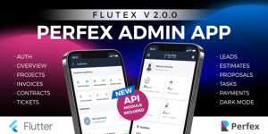 Flutex v2.0.0 - Perfex CRM Admin/Staff Mobile App for Android & IOS