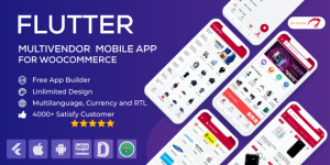 Flutter Multivendor Mobile app v1.0.28 - for WooCommerce