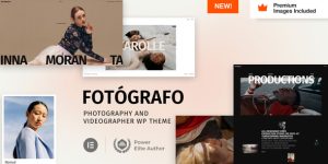 Fotógrafo v2.3 – Photography Videographer WordPress Theme Nulled