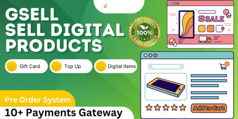 GSell v1.0.1 – Gift Card Selling Platform PHP Script Download