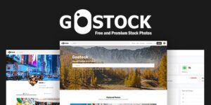 GoStock v5.6 - Free and Premium Stock Photos Script Download