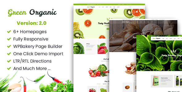 Greenorganic v2.47 – Organic Store & Bakery WooCommerce WordPress Theme